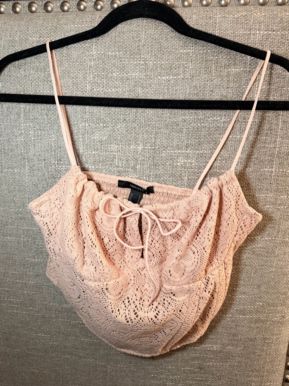 Forever 21 Crochet Lace Crop Top | NWT | Size Medium